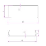 JX-6025 Aluminum Profile