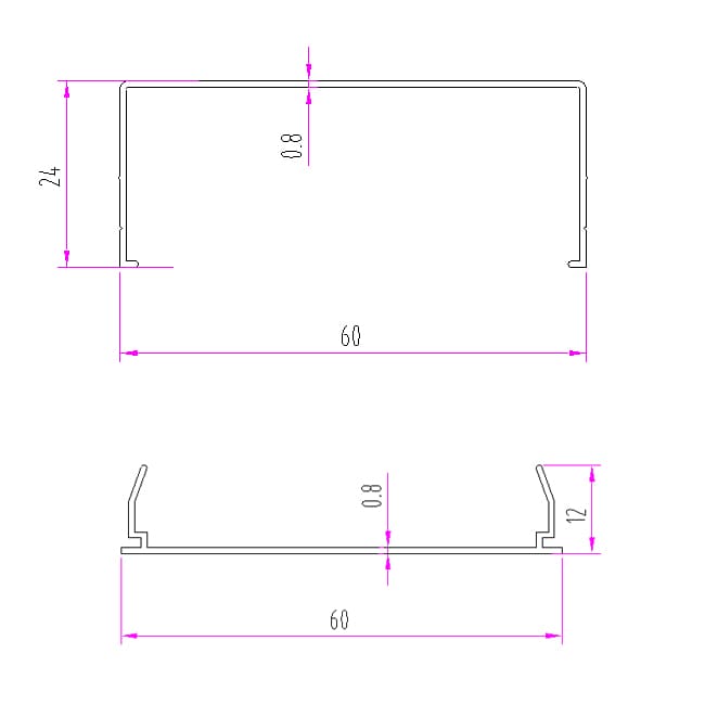 JX-6025 Aluminum Profile