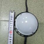 DMX512 RGB LED Point Light 120mm IP65 Outdoor Facade Pixel Lighting