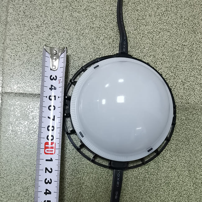 DMX512 RGB LED Point Light 120mm IP65 Outdoor Facade Pixel Lighting