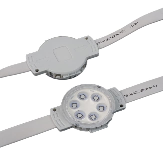 LED Pixel Dot Light Outdoor RGB/RGBW 40mm DC24V Point Source for Facade Building Lighting