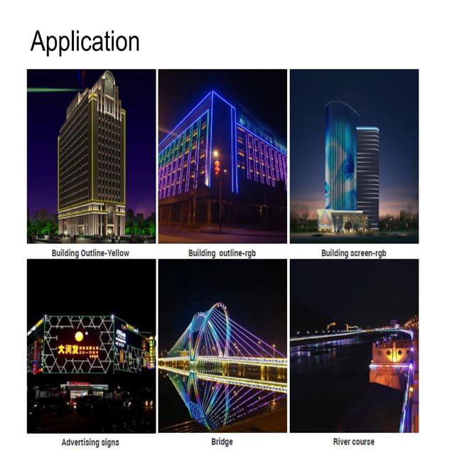 Outdoor RGB LED Linear Light for Dynamic Architectural Facade Lighting