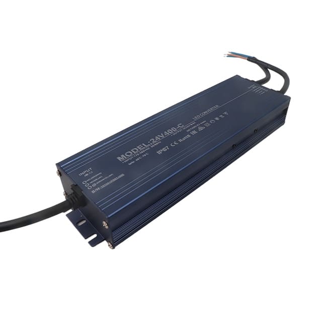 24V 400W IP67 LED Power Supply Waterproof Constant-Voltage Driver for Outdoor Building Lighting