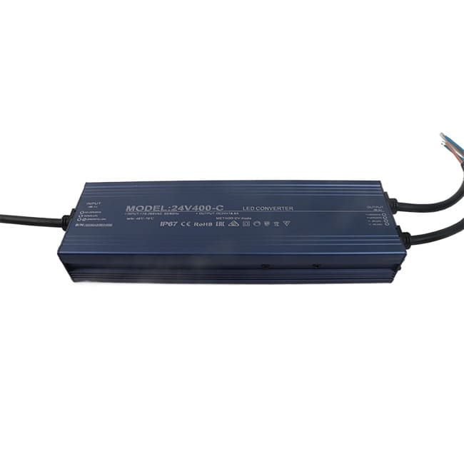 24V 400W IP67 LED Power Supply Waterproof Constant-Voltage Driver for Outdoor Building Lighting