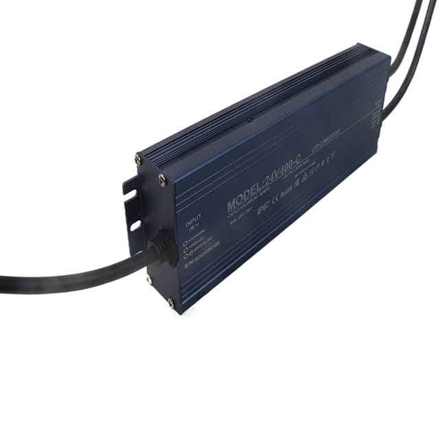 24V 400W IP67 LED Power Supply Waterproof Constant-Voltage Driver for Outdoor Building Lighting