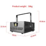 Waterproof RGB Laser Light 40W Outdoor Projector DMX512 Control 20–50W Customized