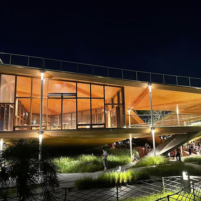 DC24V 12W Corrugated Roof LED Light Waterproof Outdoor for Temple Eaves Pillars and Villas