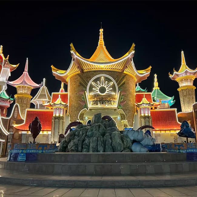 DC24V 12W Corrugated Roof LED Light Waterproof Outdoor for Temple Eaves Pillars and Villas