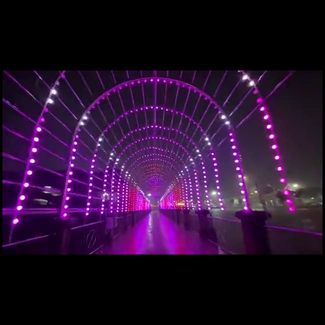 Immersive Lighting Case Study: A Dazzling Time Tunnel in Thailand