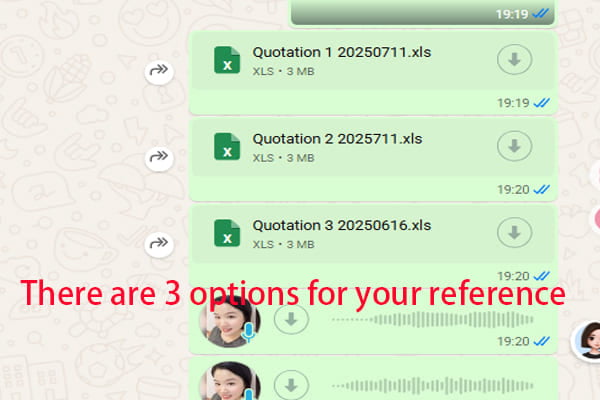 A selection of different outdoor LED fixtures