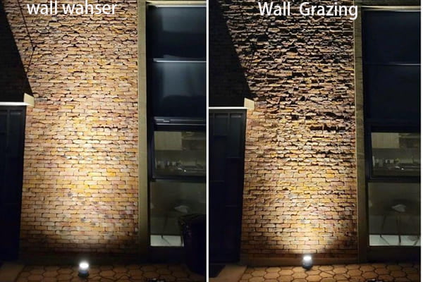 Wall Grazing vs Wall Washing in Facade Lighting?