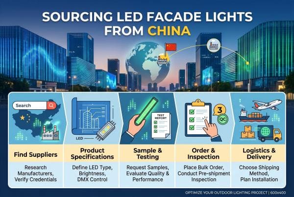 Sourcing LED Facade Lights from China