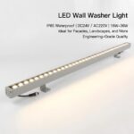 LED Wall Washer Light DC24V/AC220V IP65 Outdoor Waterproof Architectural Facade Lighting Fixture 18W-36W