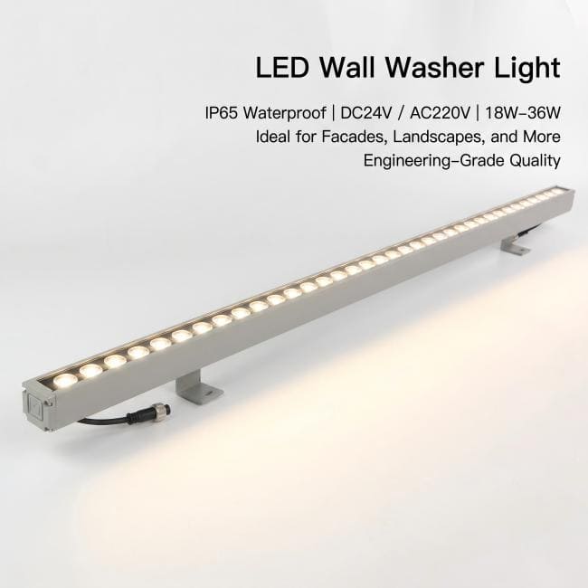 LED Wall Washer Light DC24V/AC220V IP65 Outdoor Waterproof Architectural Facade Lighting Fixture 18W-36W