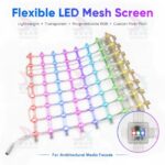 Flexible LED Mesh Screen for Building Facade & Media Facade
