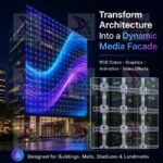 Flexible LED Mesh Screen for Building Facade & Media Facade