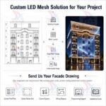 Flexible LED Mesh Screen for Building Facade & Media Facade